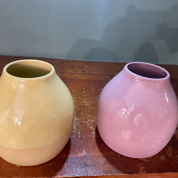 West Elm Bright Ceramicist Vases (2) - Picture 3 of 6